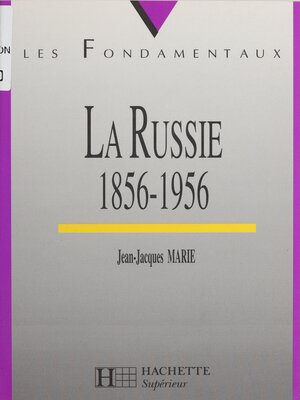 cover image of La Russie de 1855 à 1956